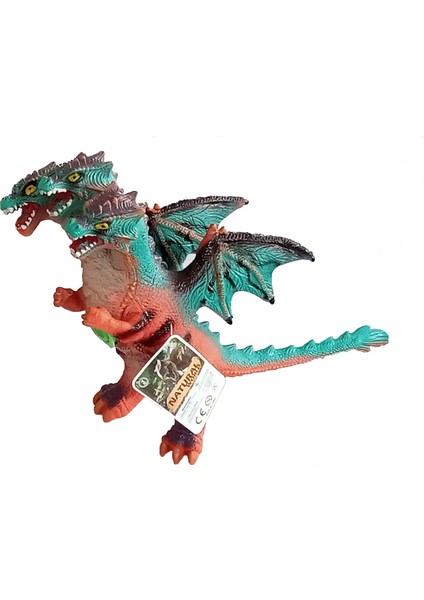 3 Başlı Sesli Et Ejderha 25X35 cm