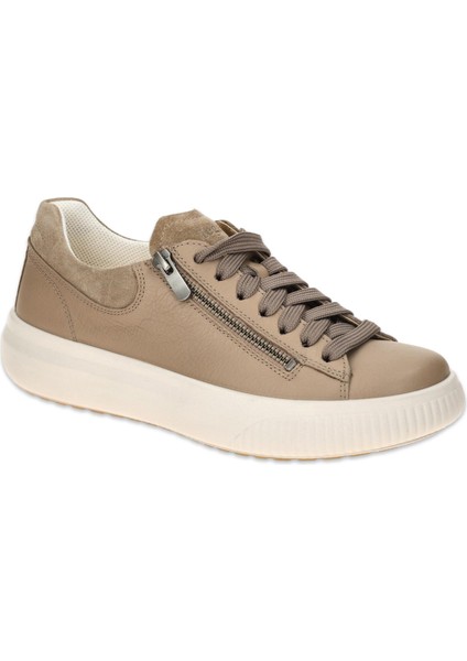 000363 T4 Jump Günlük Sneaker Bej Kadın Spor Ayakkabı