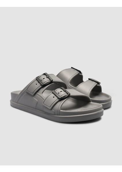 Capri Premium Çift Tokalı Füme Eva Erkek Terlik fiyatları