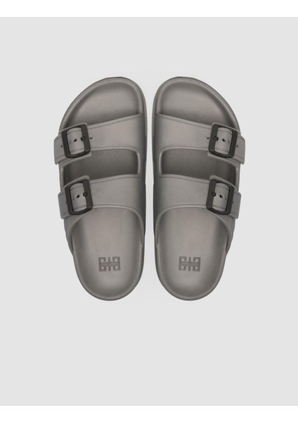 Capri Premium Çift Tokalı Füme Eva Erkek Terlik fırsatları