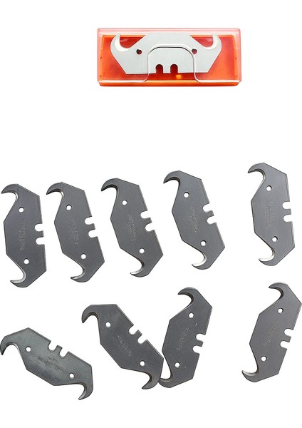 Kanca/çengel Bıçak Yedek Uç – 50’li Orijinal Lutz, Solingen, 65 Mikron fırsatları