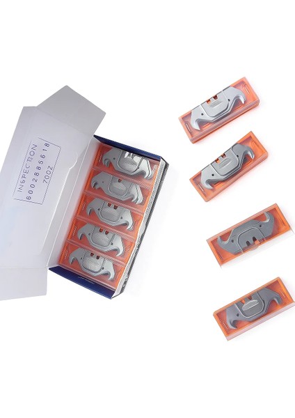 Kanca/çengel Bıçak Yedek Uç – 1000’LI Orijinal Lutz, Solingen, 65 Mikron