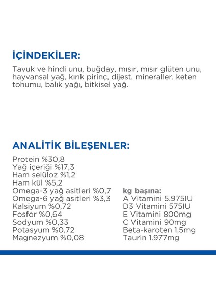 Hill's Scıence Plan +7 Yaşlı Tavuklu Kedi Maması 3 kg indirimleri