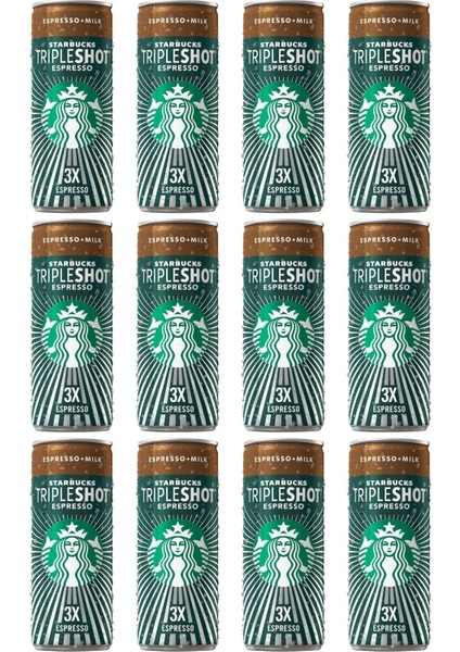 Tripleshot Espresso + Milk 300 ml x 12 Adet - Soğuk Kahve modelleri