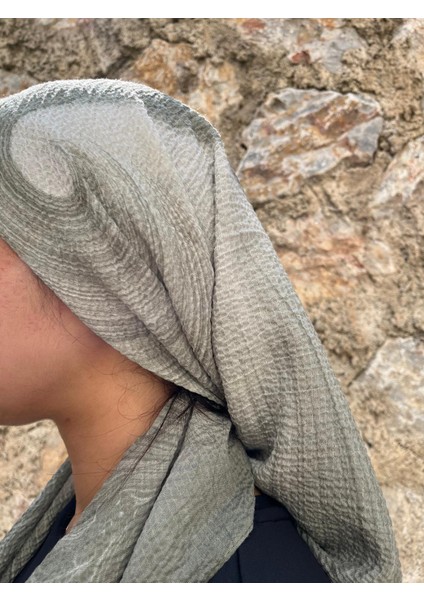 Yeşil Renkli Desenli Yazma – Pamuklu Başörtüsü Eşarp Günlük ve Özel Gün fiyatları