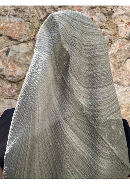 Yeşil Renkli Desenli Yazma – Pamuklu Başörtüsü Eşarp Günlük ve Özel Gün fırsatları