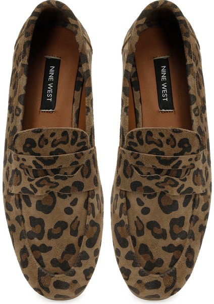 Eysan5 5pr Leopar Kadın Loafer fırsatları
