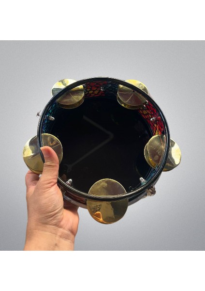 Ptapz Rhythm Profesyonel Ayarlı Arap Zilli Tef Renkli modelleri