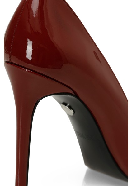 Rovar5 5pr Bordo Kadın Topuklu Ayakkabı