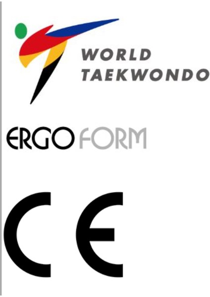 Kore Tarzı Antrenman Wt Onaylı Taekwondo Yarışma Yeleği.çift Taraflı Kadın-Erkek Yarışma Yeleği