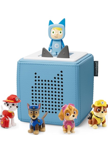 Toniebox Çocuk Hikaye & Müzik Kutusu – Beere (Kinderlieder) Veya Blau (Paw Patrol) Set, Kablosuz Audioplayer, Kreativ-Tonie + 4 Figür, Ingilizce/almanca/fransızca Destekli