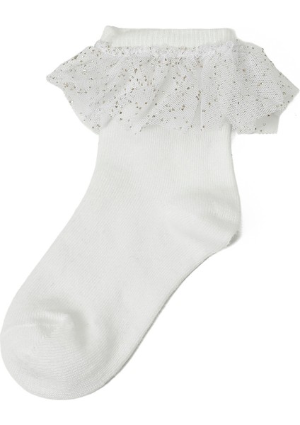 School 3 Lu Skt-G 5pr Çok Renkli Kız Çocuk Soket Çorap