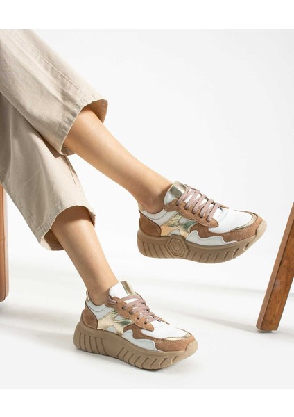 Bağcıklı Termo Taban Sneaker 331-SUT-10 Kadın Ayakkabı