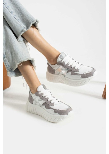 Bağcıklı Termo Taban Sneaker 331-SUT-10 Kadın Ayakkabı