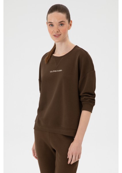 Kadın Kahverengi Sweatshirt 50313562-VR029 modelleri