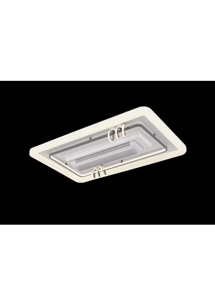 Lima 150W LED Avize Metal Kasa / 3 Renk Işık / Kumandalı Fanlı Model /