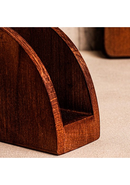 Maro - Ahşap Peçetelik Masaüstü Peçete Organizeri fırsatları