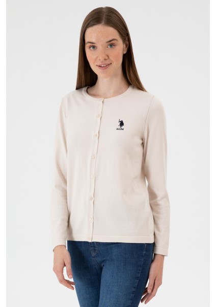 Kadın Krem Hırka (Triko) 50313624-VR071