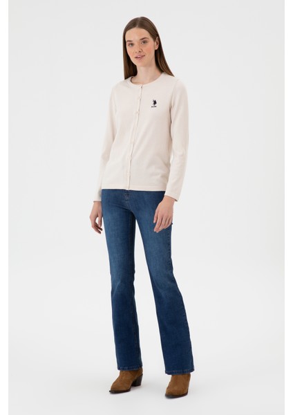 Kadın Krem Hırka (Triko) 50313624-VR071 fırsatları