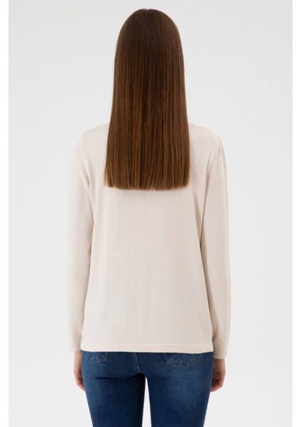 Kadın Krem Hırka (Triko) 50313624-VR071 indirimleri