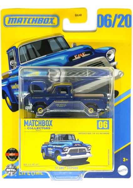 Collectors 1:64 ’57 Gmc Stepside Goodyear – Metal Diecast Koleksiyon Model Araba