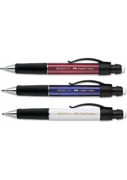 Castell Grip Plus Versatil Kalem Beyaz 1.4 mm (Beyaz Mavi Bordo 3ADET)