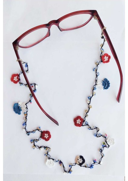 Renkli Motifli Gözlük Ipi