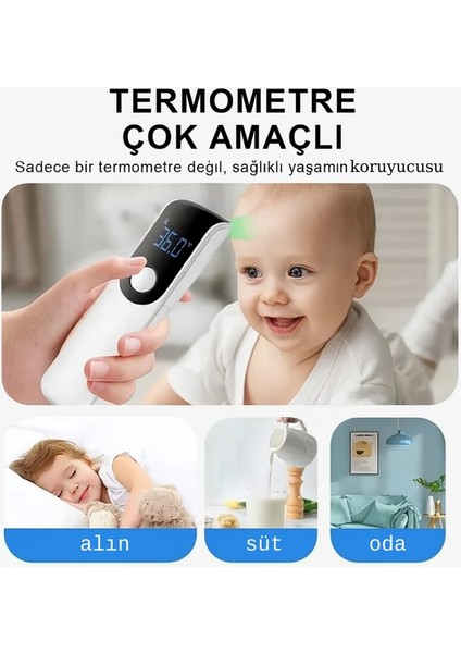 Termio Temassız Dijital Kızılötesi Hızlı, Hassas, Çok Amaçlı Bebek Ateş Ölçer fırsatları