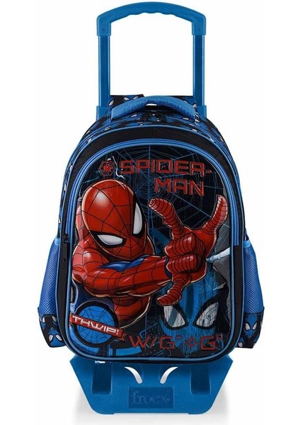Spiderman Çekçekli Ilkokul Çantası Salto Tech
