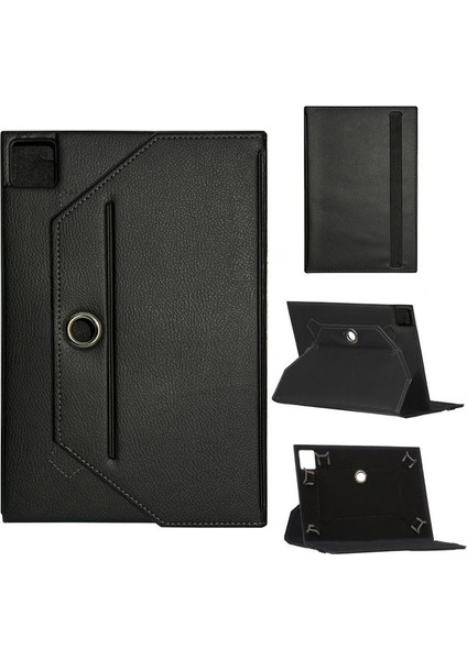 Huawei Matepad 11.5 BTK-W09 Universal Standlı Tablet Kılıfı Siyah