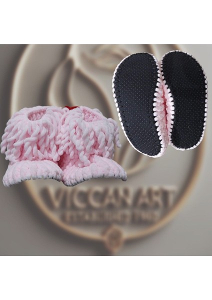 Ev Botu El Örgüsü Pembe fiyatları