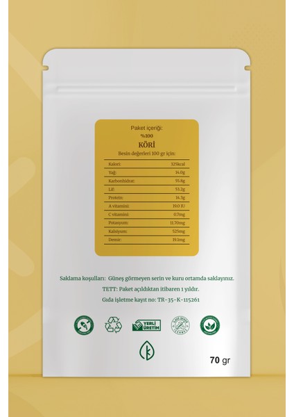 Köri 70 gr fiyatları