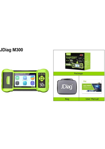 Jdiag M300 Motosiklet Arıza Tespit Cihazı 5.0 Inç Ekran (Sadece Tespit Cihazı) 9-18V fırsatları