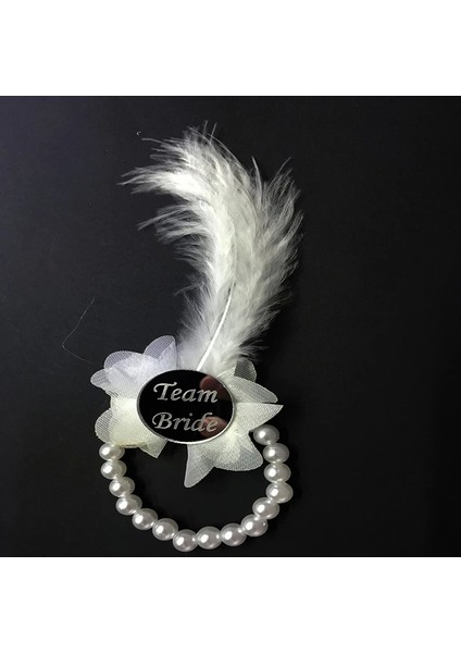 Incili Nedime Bilekliği Gümüş Pleksili Beyaz Otrişli 7'li Set fırsatları