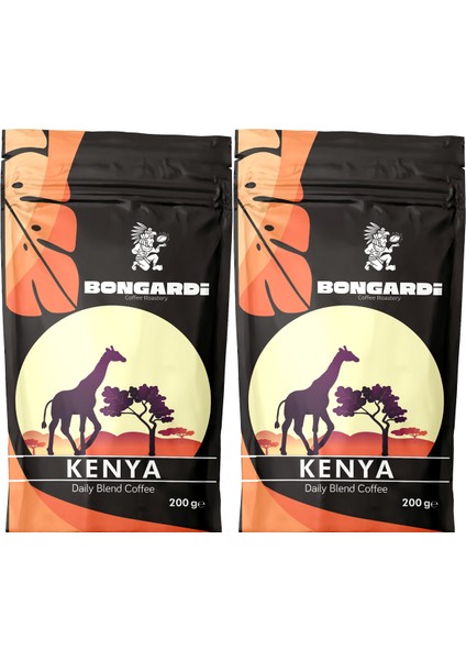 Kenya Yöresel Blend Kahve 2X200G (Çekirdek Veya Öğütülmüş Seçilebilir)