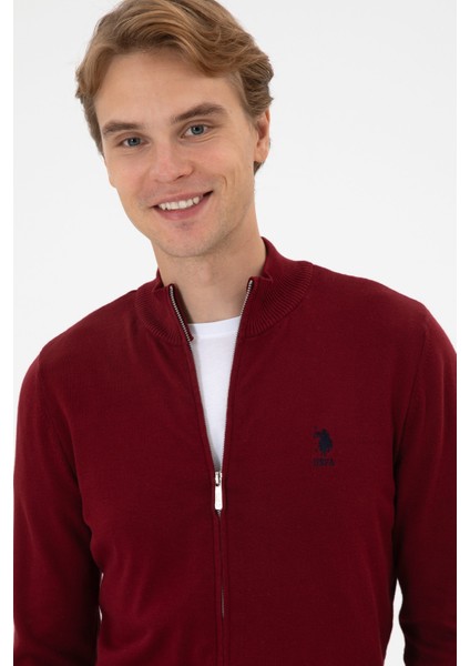 Erkek Bordo Hırka (Triko) 50313684-VR014 fiyatları