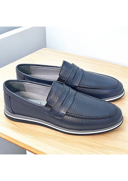 Püsküllü Hakiki Deri Yumuşak ve Esnek Loafer Erkek Ayakkabı