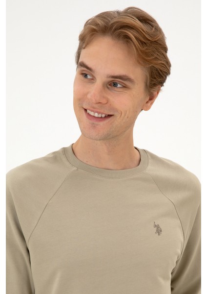 Erkek Açık Haki Sweatshirt 50313752-VR183 fiyatları