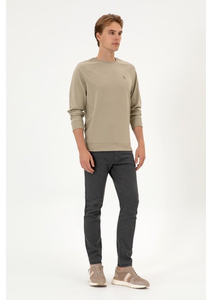 Erkek Açık Haki Sweatshirt 50313752-VR183 fırsatları