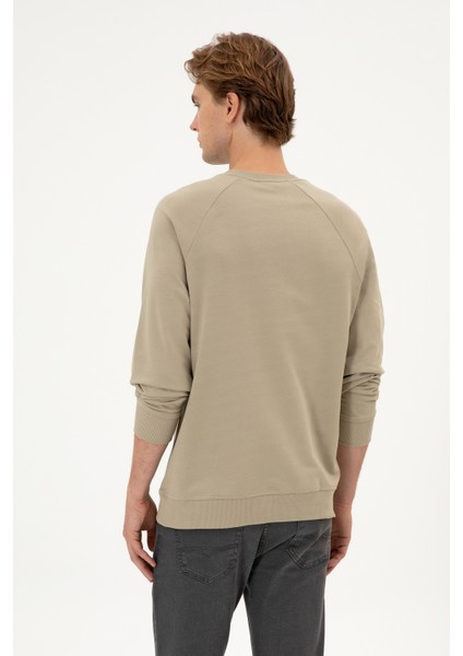 Erkek Açık Haki Sweatshirt 50313752-VR183 indirimleri