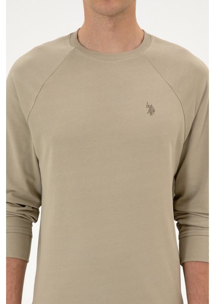 Erkek Açık Haki Sweatshirt 50313752-VR183