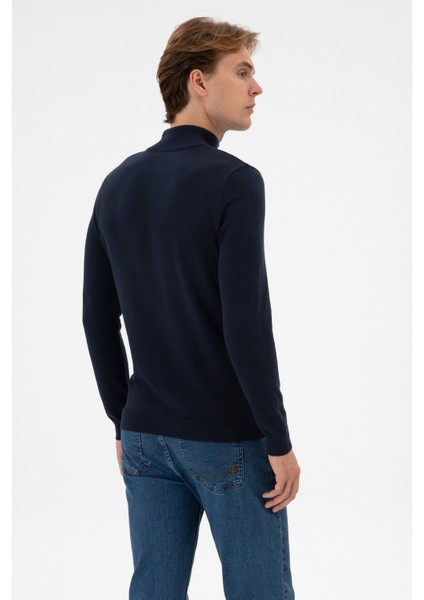 Erkek Lacivert Kazak /triko 50313712-VR033 indirimleri