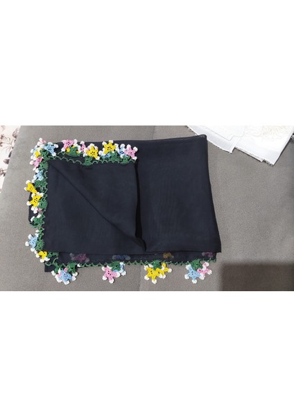 El Emeği, Tığ Işi, Motifli Namaz Örtüsü Siyah Renk fiyatları