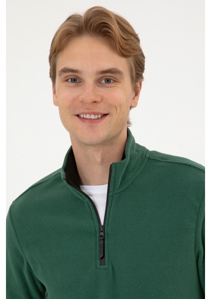 Erkek Koyu Yeşil Sweatshirt 50313777-VR079 fiyatları