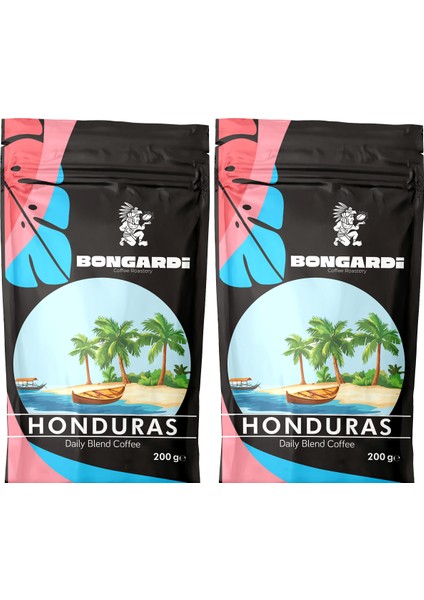 Honduras Yöresel Blend Kahve Seti 2X200G (Çekirdek Veya Öğütülmüş Seçilebilir)