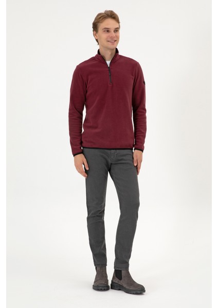 Erkek Plum Sweatshirt 50313777-VR177 fırsatları