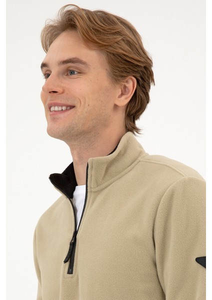 Erkek Açık Haki Sweatshirt 50313777-VR183 fiyatları