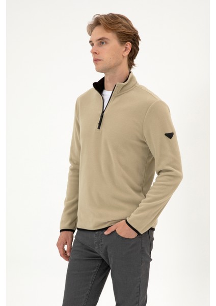 Erkek Açık Haki Sweatshirt 50313777-VR183 modelleri