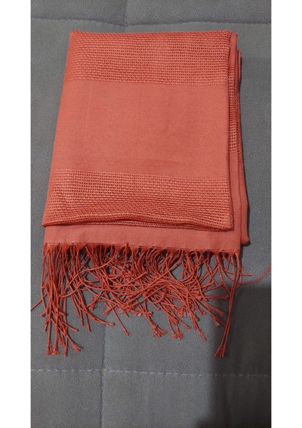 Omuz Şal, Desenli Şık Turuncu