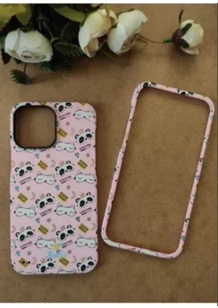 iphone 12 Pro 360 Derece Arka Ön Koruma Desenli Kılıf